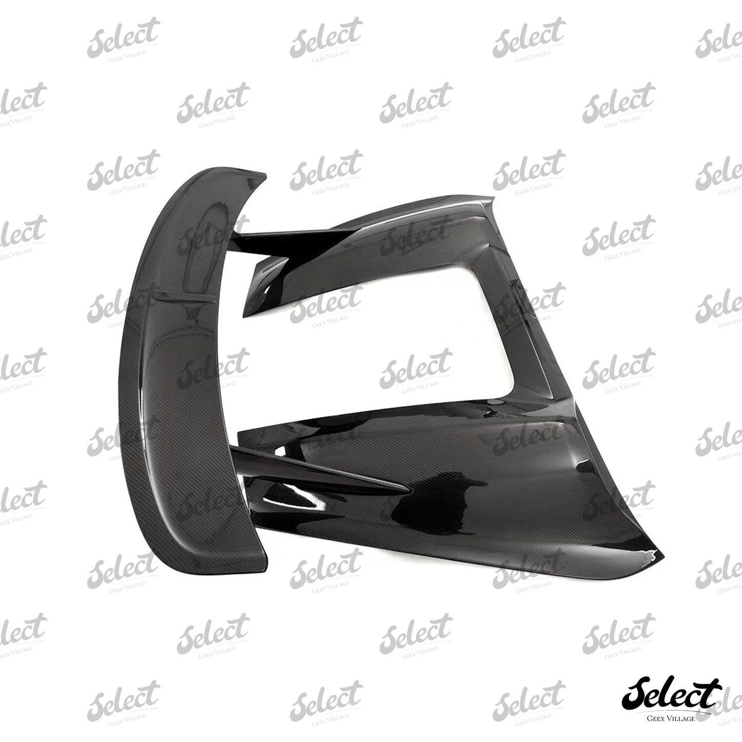 Geex Village Tonneau Cover and Wing for Porsche 718 Boxster Base S T GTS Convertible 2017-ON Carbon Fiber