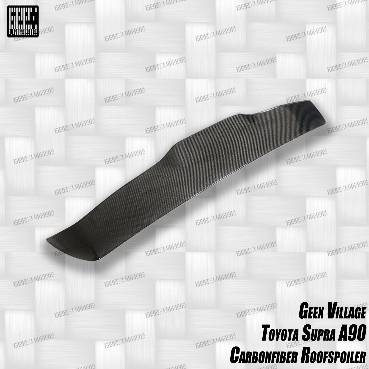 Geex Village Unicorn GT3 Rear Roof Spoiler for Toyota Supra MK5 A90 A91 3.0 2020-ON Coupe Carbon Fiber/FRP
