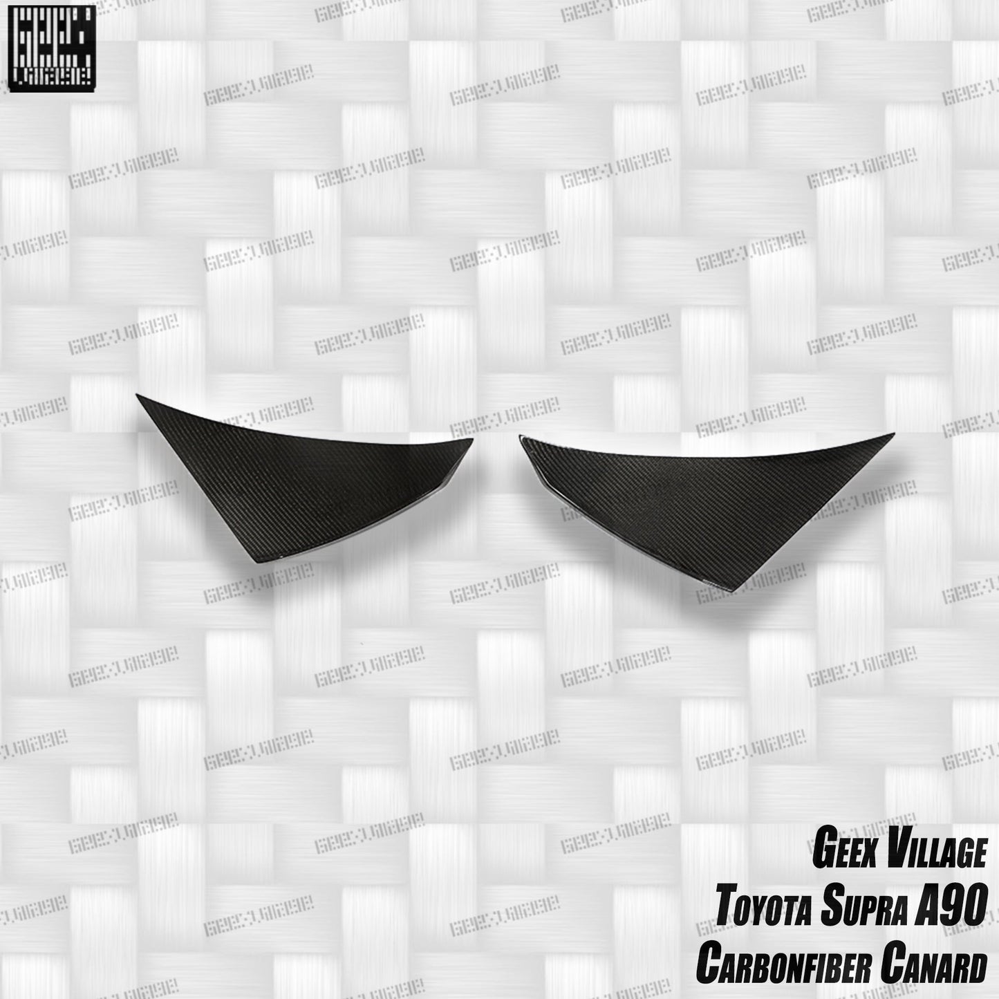 Geex Village Unicorn GT3 Widebody Canards for Toyota Supra MK5 A90 A91 3.0 2020-ON Carbon Fiber/FRP