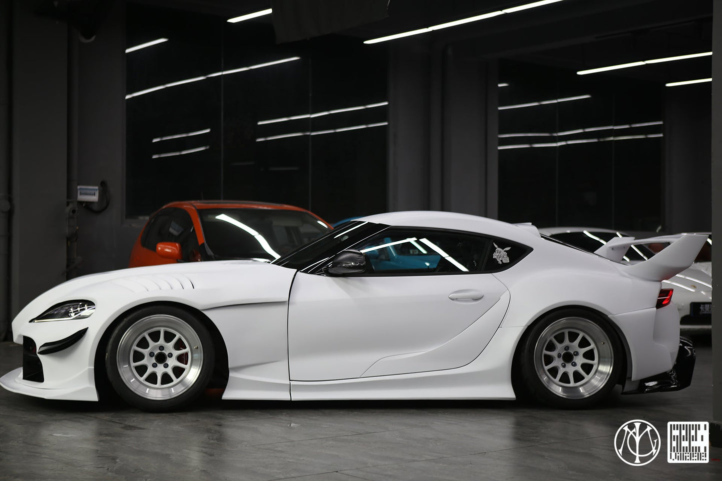 Geex Village Unicorn GT3 Widebody Fender Flares, Wheel Arches, and Side Skirts for Toyota Supra MK5 A90 A91 3.0 2020-ON Carbon Fiber/FRP
