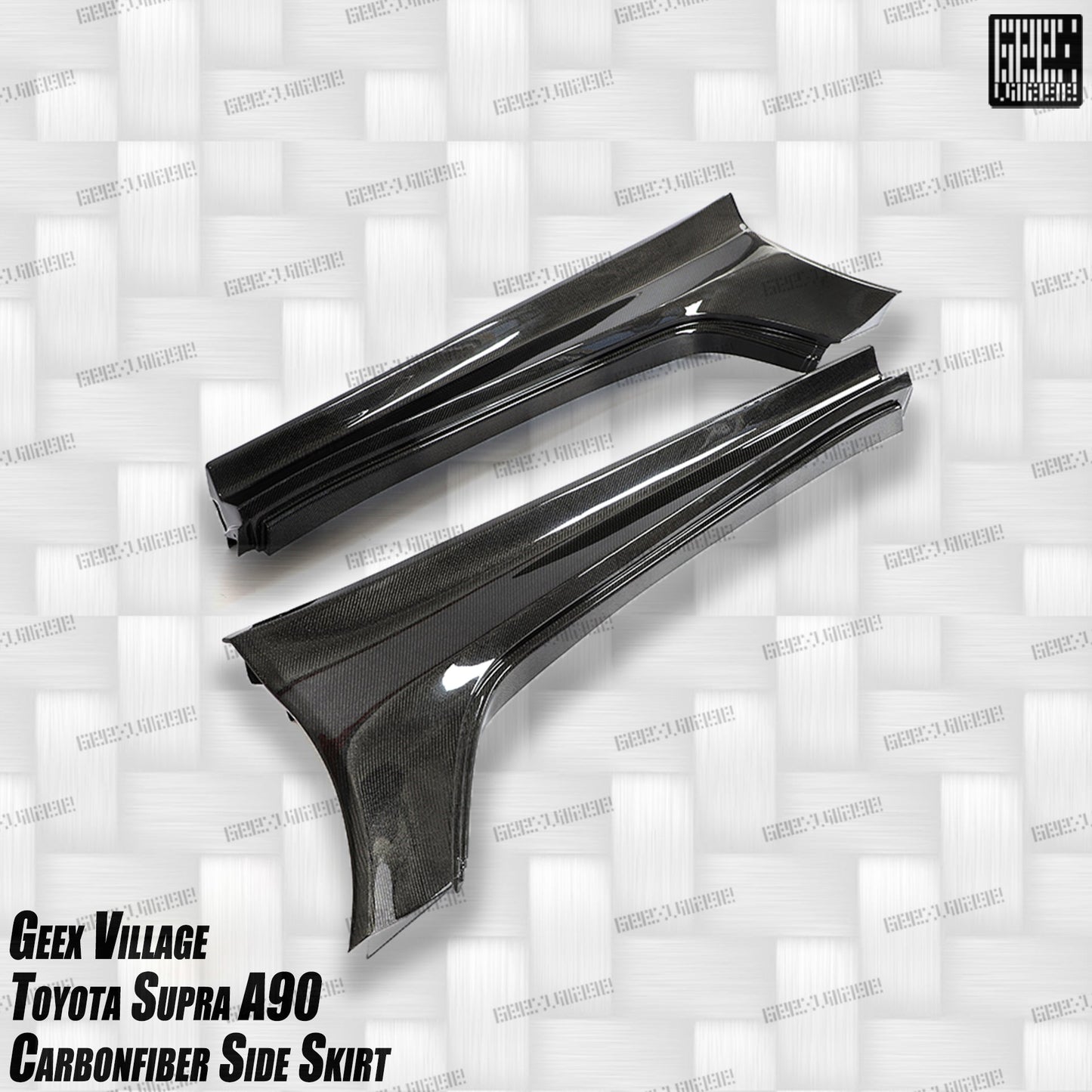 Geex Village Unicorn GT3 Widebody Fender Flares, Wheel Arches, and Side Skirts for Toyota Supra MK5 A90 A91 3.0 2020-ON Carbon Fiber/FRP