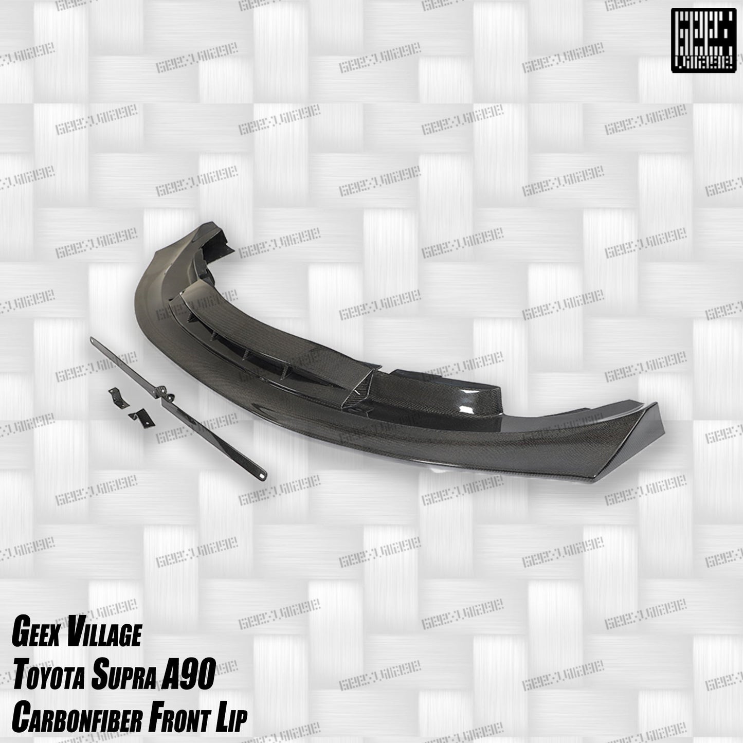 Geex Village Unicorn GT3 Widebody Front Lip for Toyota Supra MK5 A90 A91 3.0 2020-ON Carbon Fiber/FRP