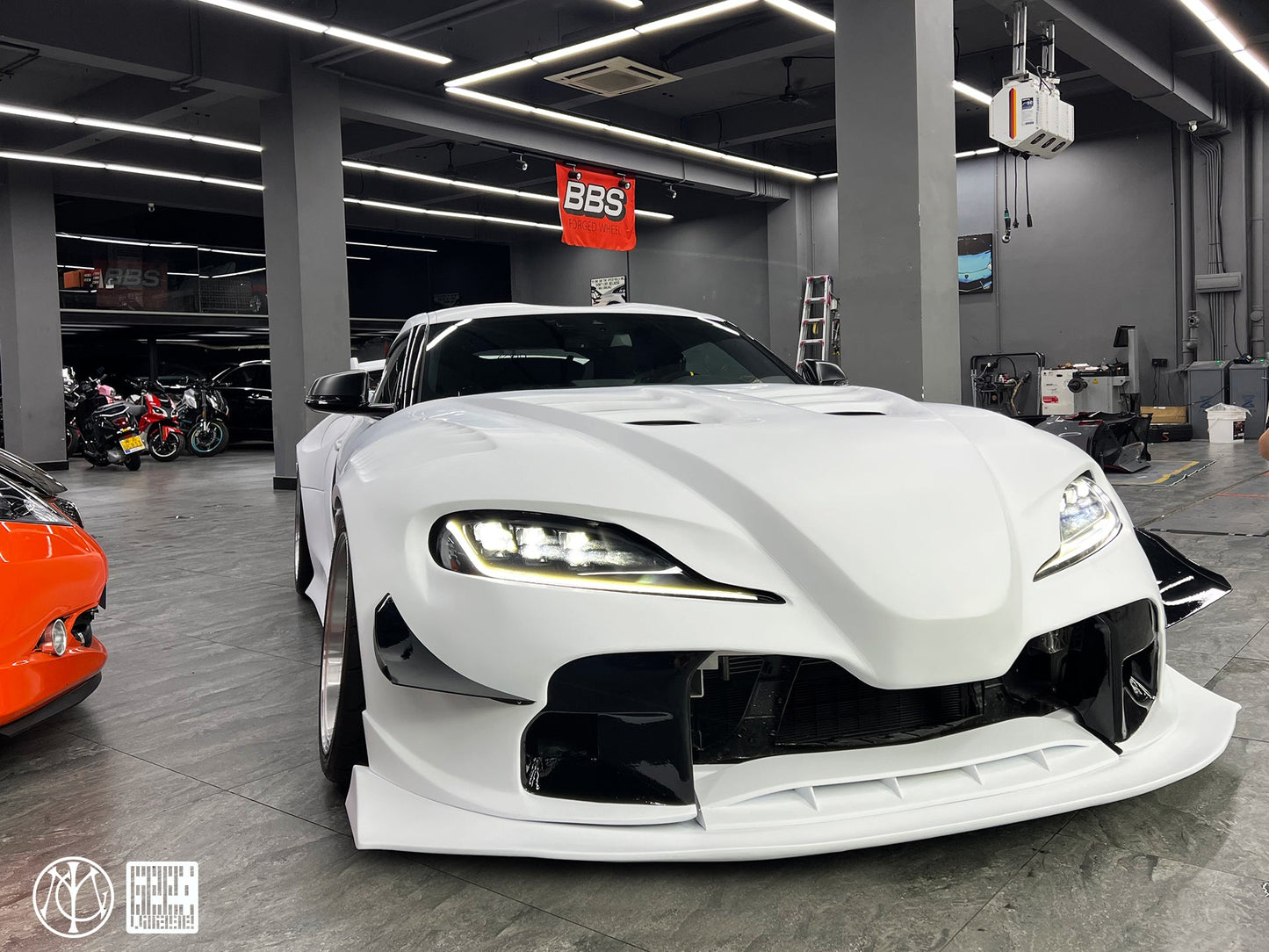 Geex Village Unicorn GT3 Widebody Canards for Toyota Supra MK5 A90 A91 3.0 2020-ON Carbon Fiber/FRP