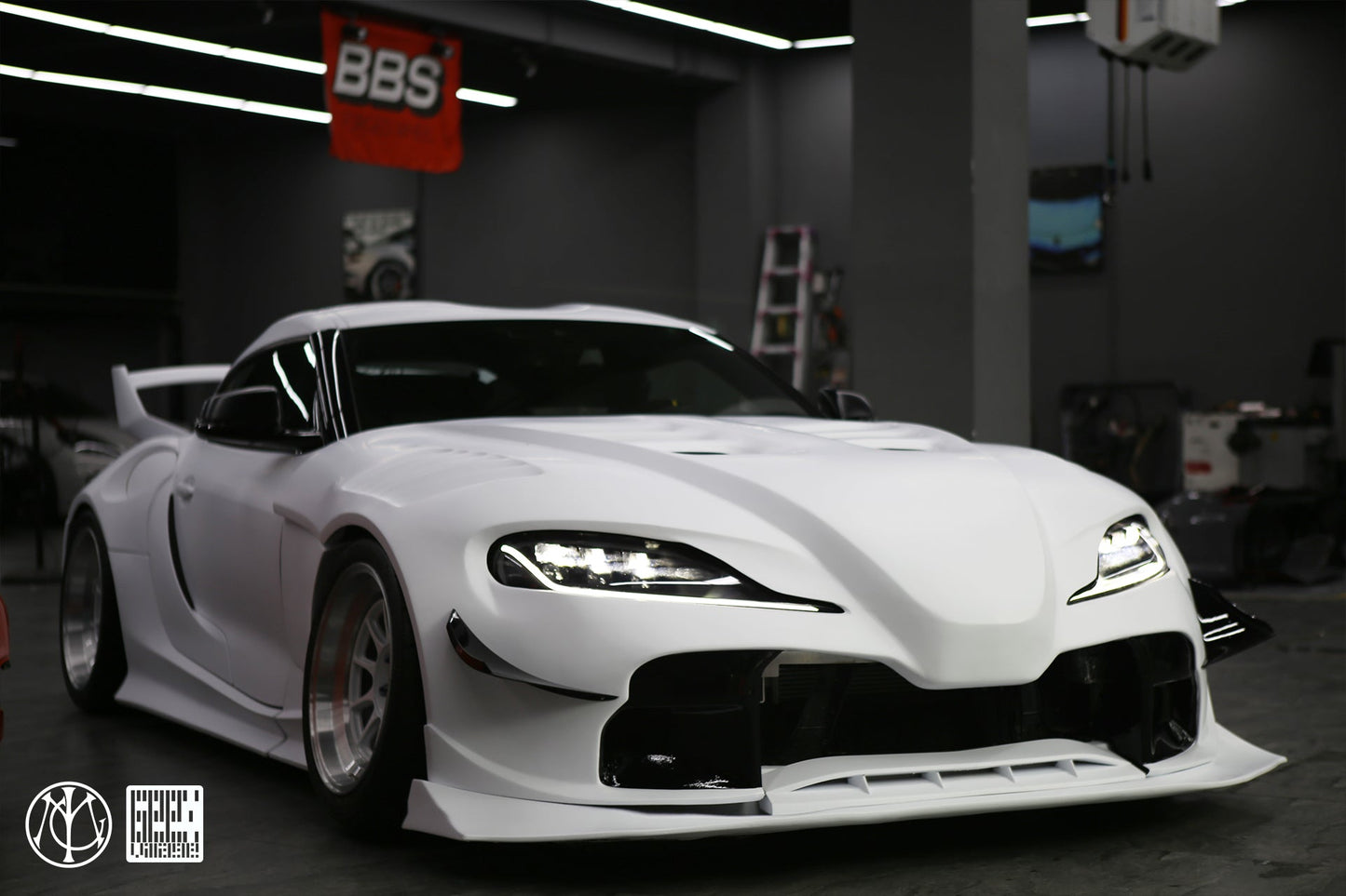Geex Village Unicorn GT3 Widebody Canards for Toyota Supra MK5 A90 A91 3.0 2020-ON Carbon Fiber/FRP