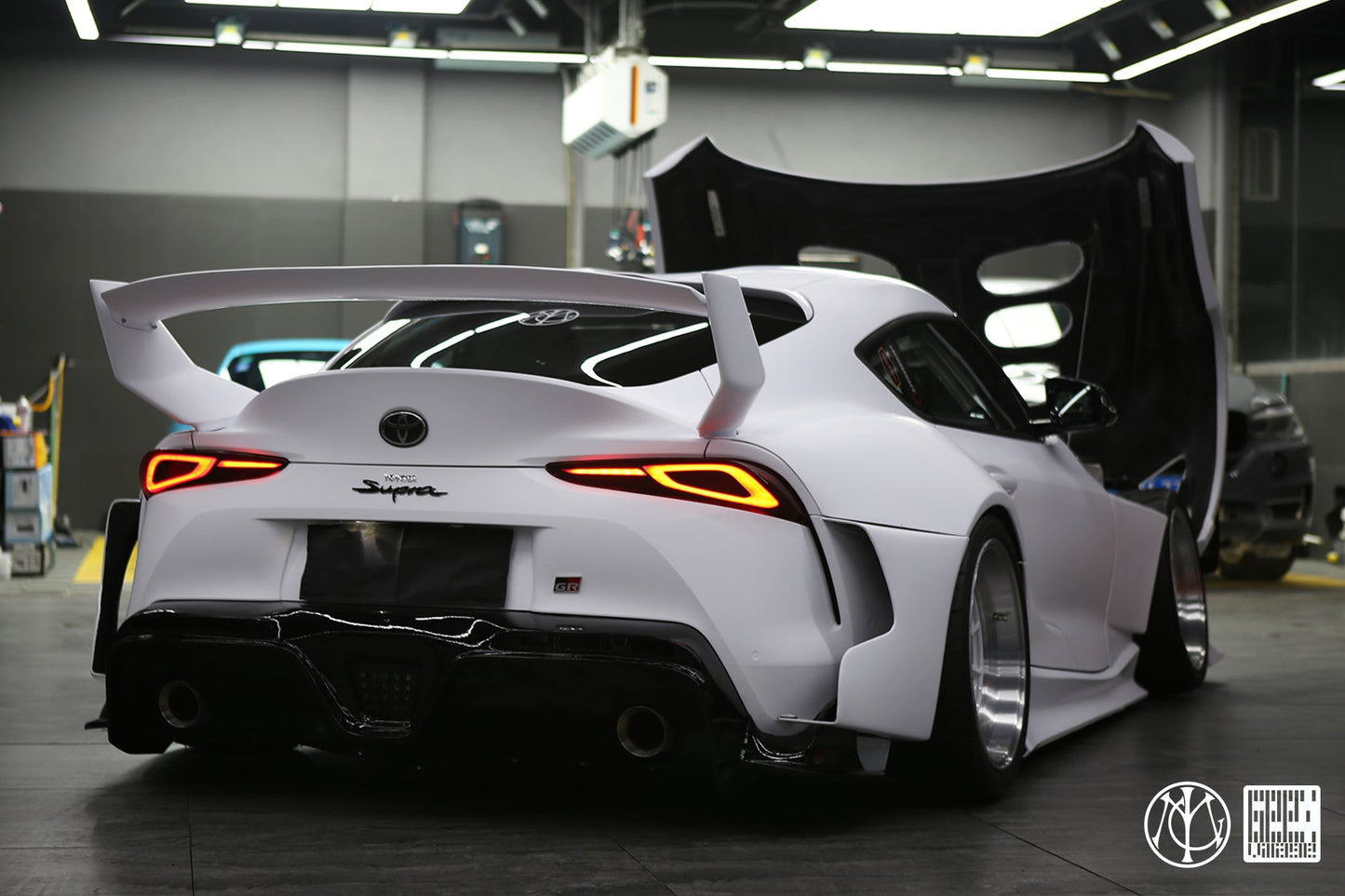 Geex Village Unicorn GT3 Widebody Rear Wing for Toyota Supra MK5 A90 A91 3.0 2020-ON Coupe Carbon Fiber/FRP