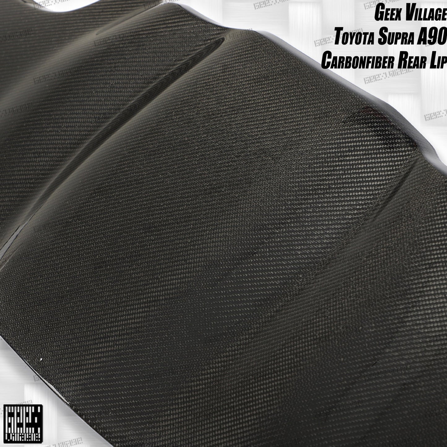 Geex Village Unicorn GT3 Widebody Rear Diffuser & Undertray & Canards for Toyota Supra MK5 A90 A91 3.0 2020-ON Carbon Fiber/FRP