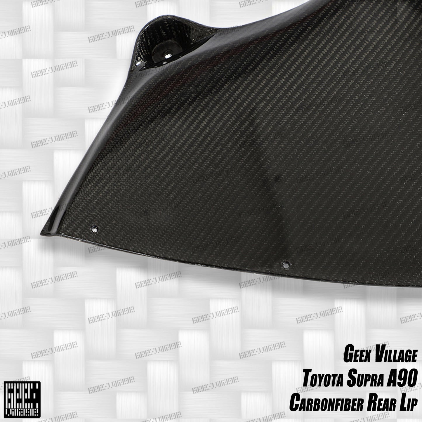 Geex Village Unicorn GT3 Widebody Rear Diffuser & Undertray & Canards for Toyota Supra MK5 A90 A91 3.0 2020-ON Carbon Fiber/FRP