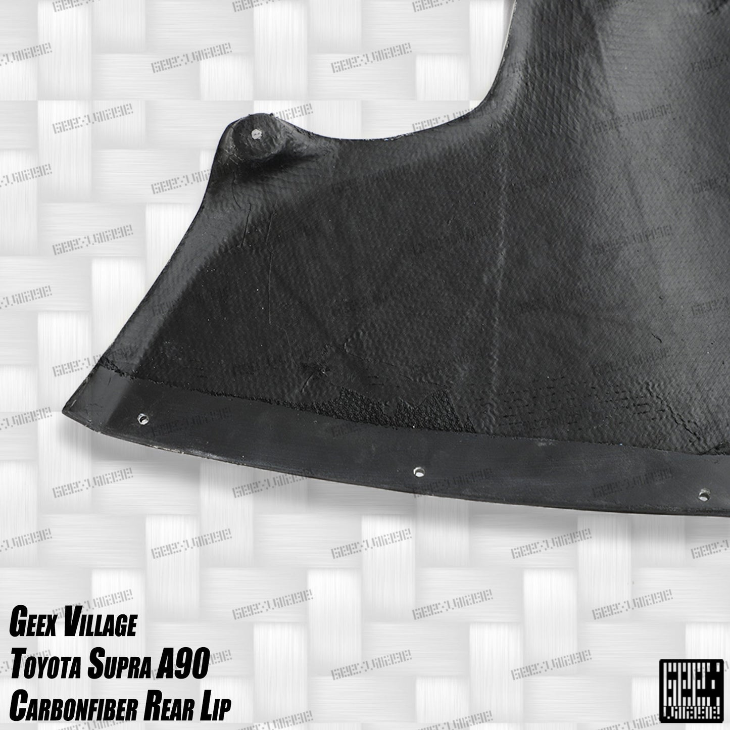 Geex Village Unicorn GT3 Widebody Rear Diffuser & Undertray & Canards for Toyota Supra MK5 A90 A91 3.0 2020-ON Carbon Fiber/FRP