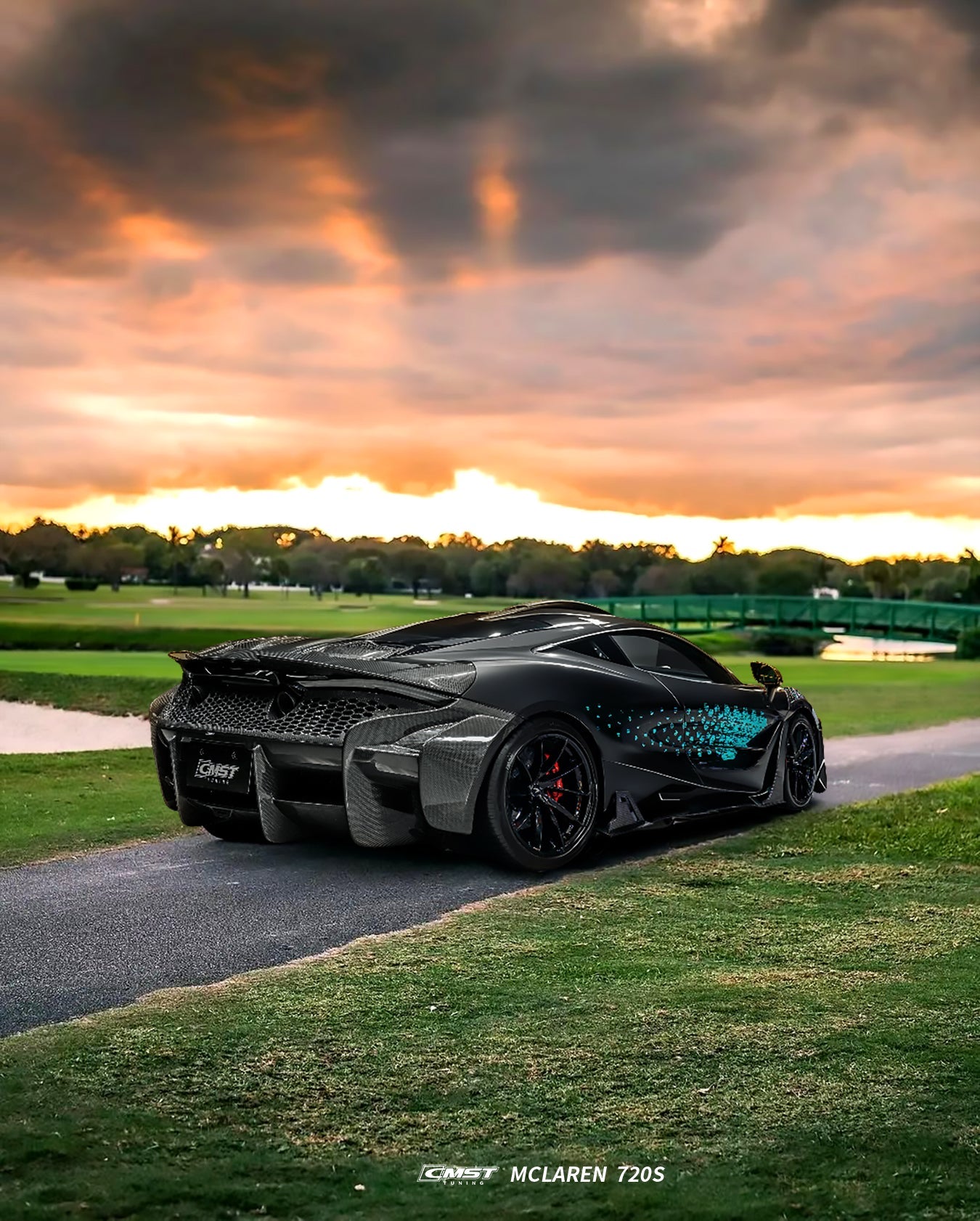 CMST Tuning Rear Bumper & Diffuser for McLaren 720S 2018-2023 Dry Pre-preg Carbon Fiber / FRP