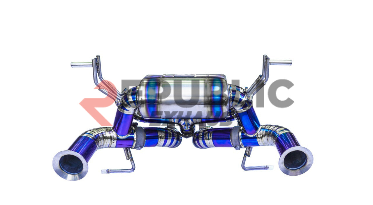Republic Exhaust Catback Exhaust with Valve for Lamborghini Aventador LP740 2012-2023 Titanium
