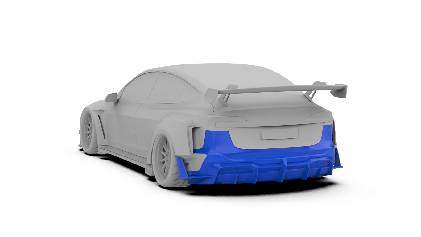 Robot Craftsman HACKER Widebody Package A for Tesla Model 3 Highland / Performance 2024-ON Carbon / FRP