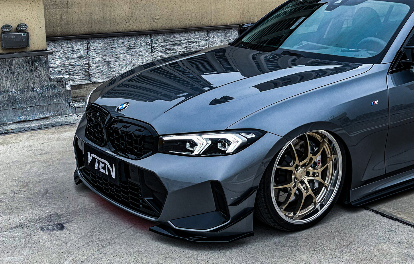 VTEN Front Lip for BMW 3 Series 330i M340i G20 G21 LCI 2023-ON PP Polypropylene
