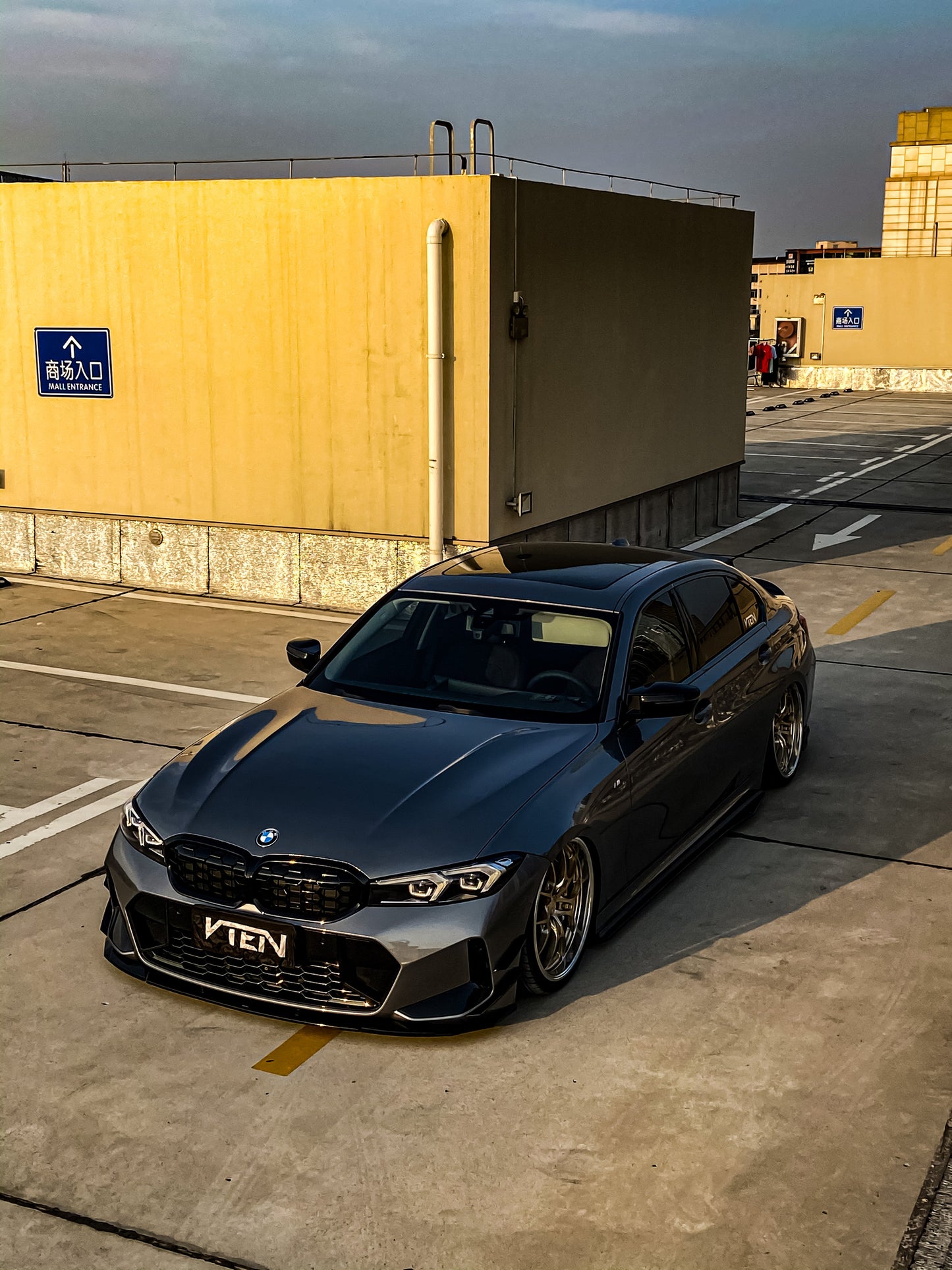 VTEN Front Lip for BMW 3 Series 330i M340i G20 G21 LCI 2023-ON PP Polypropylene