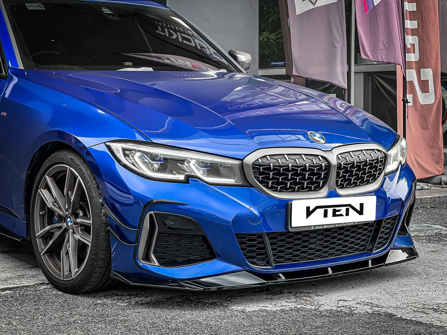 VTEN Front Lip for BMW 3 Series 330i M340i G20 G21 Pre-LCI 2019-2022 PP