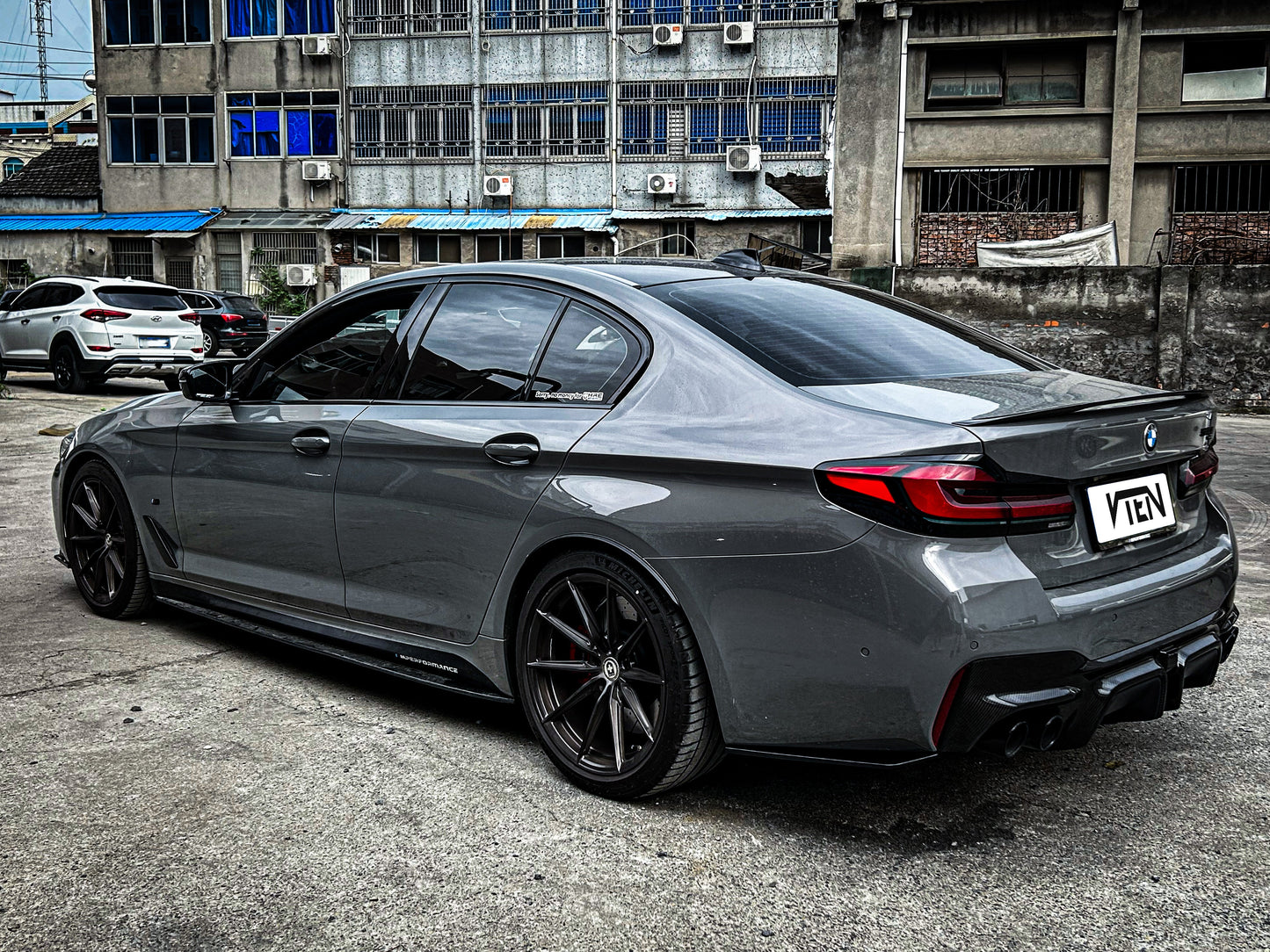 VTEN Side Skirts for BMW 5 Series M550i 540i G30 LCI 2021-2023 ABS