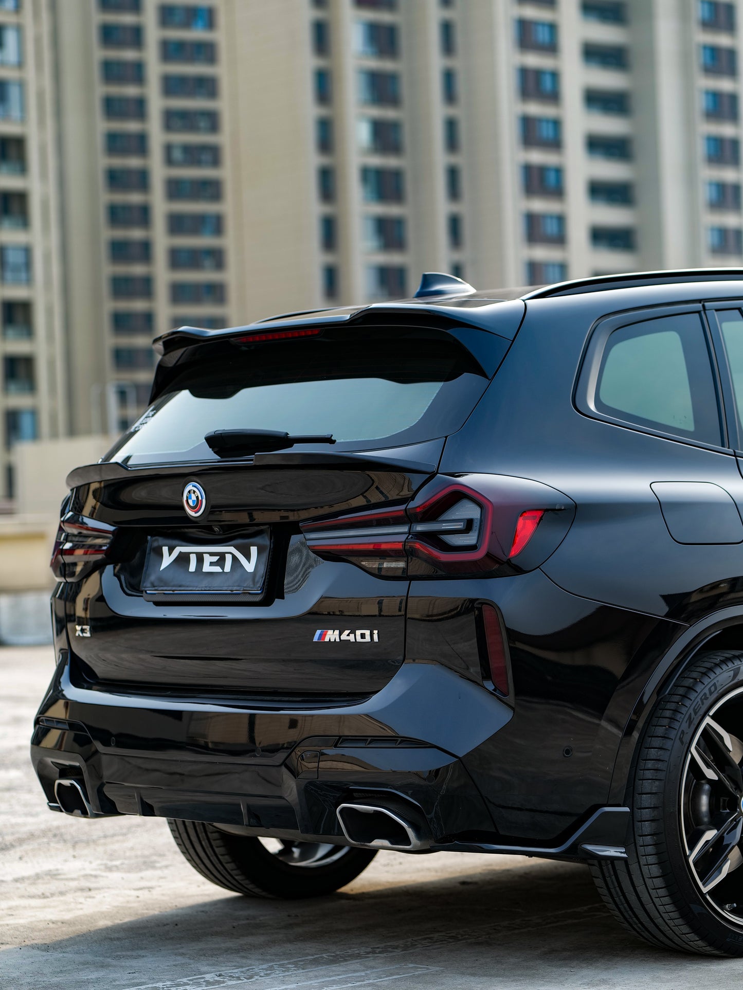 VTEN Rear Roof Spoiler for BMW X3 s/x Drive30 G01 & IX3 BEV G08 LCI 2022-ON ABS