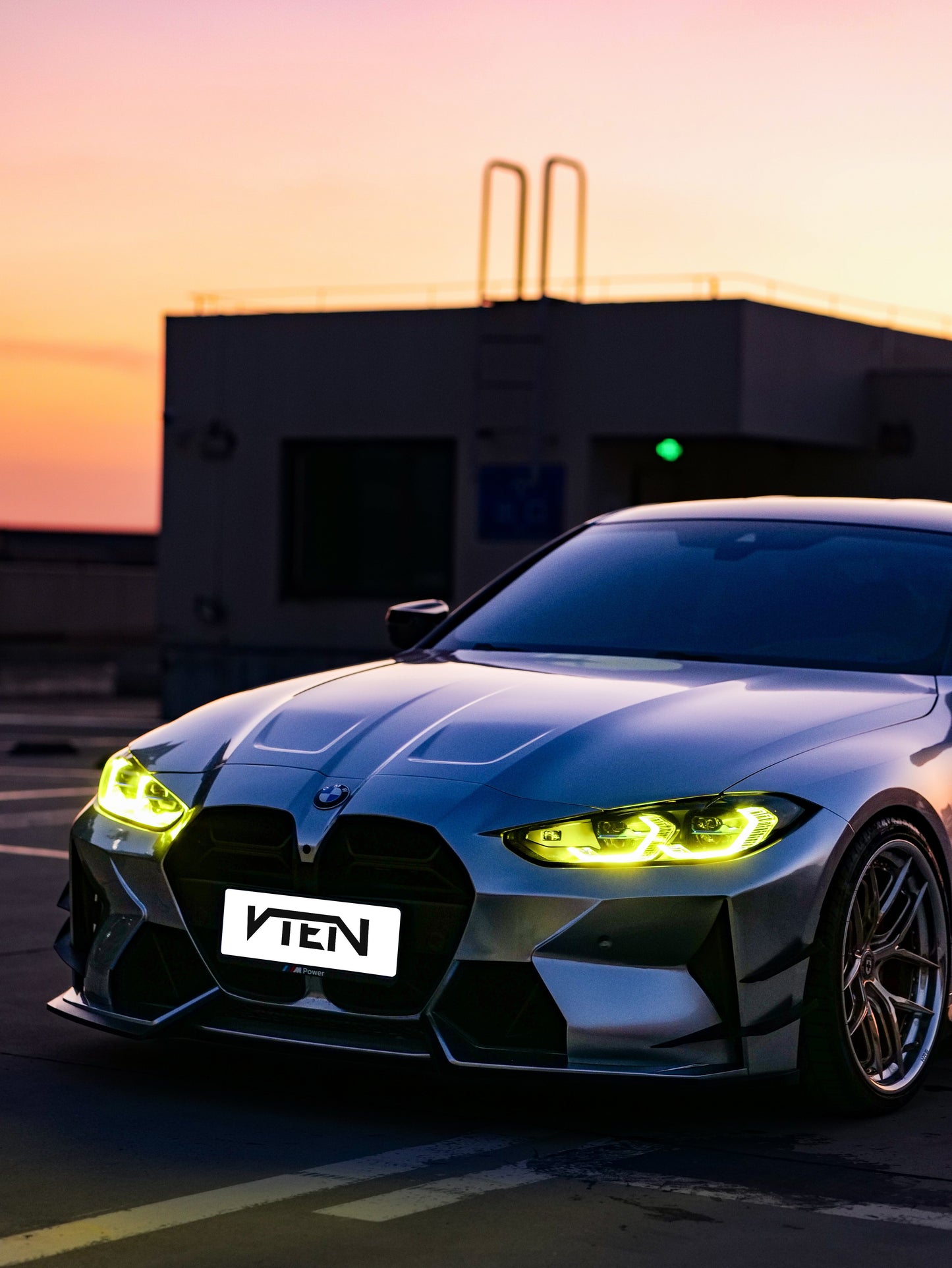 VTEN Front Canards for BMW M3 G80 G81 & M4 G82 G83 2021-ON Pre-preg Carbon Fiber