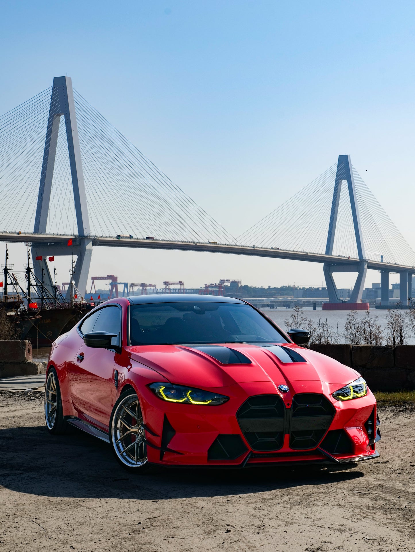VTEN Front Bumper for BMW M3 G80 G81 & M4 G82 G83 2021-ON Pre-preg Carbon Fiber