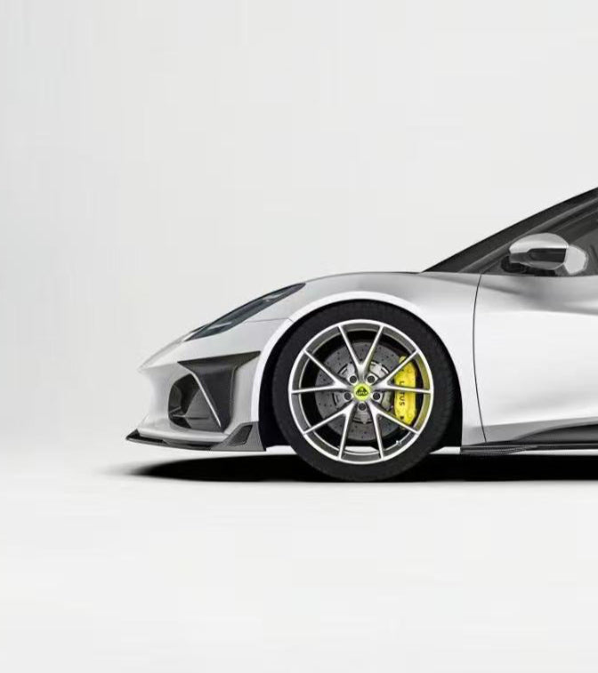 Ventus Veloce Front Canards for Lotus Emira 3.6 V6 2.0 Four-cylinder 2022-ON Dry Pre-preg Carbon Fiber
