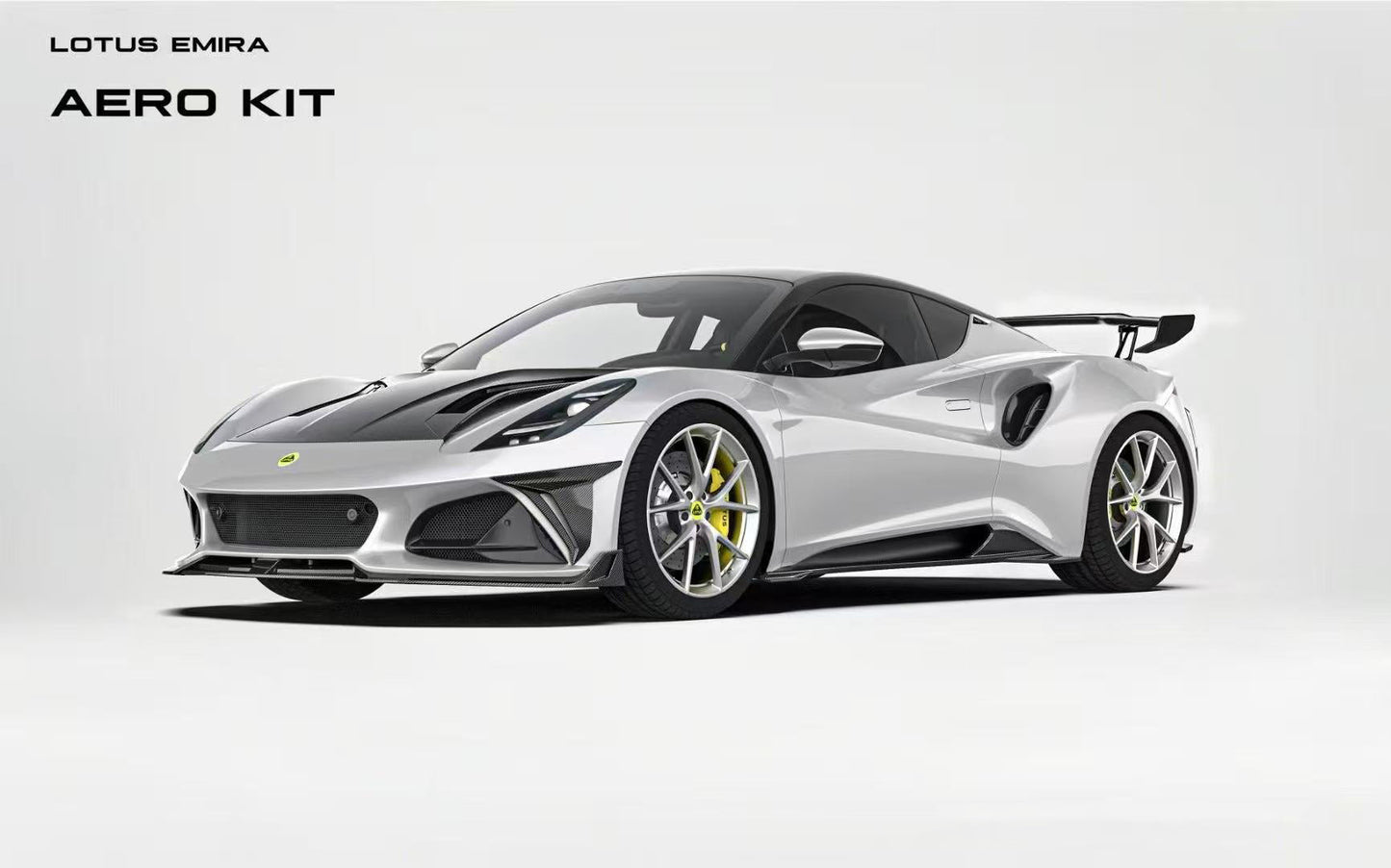 Ventus Veloce Rear Spoiler Wing for Lotus Emira 3.6 V6 2.0 Four-cylinder 2022-ON Dry Pre-preg Carbon Fiber