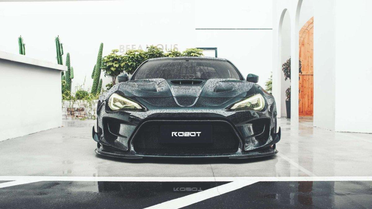Robot Craftsman Replacement Hood Scoop Only for Toyota GT86 Scion FR-S BRZ Carbon Fiber or FRP