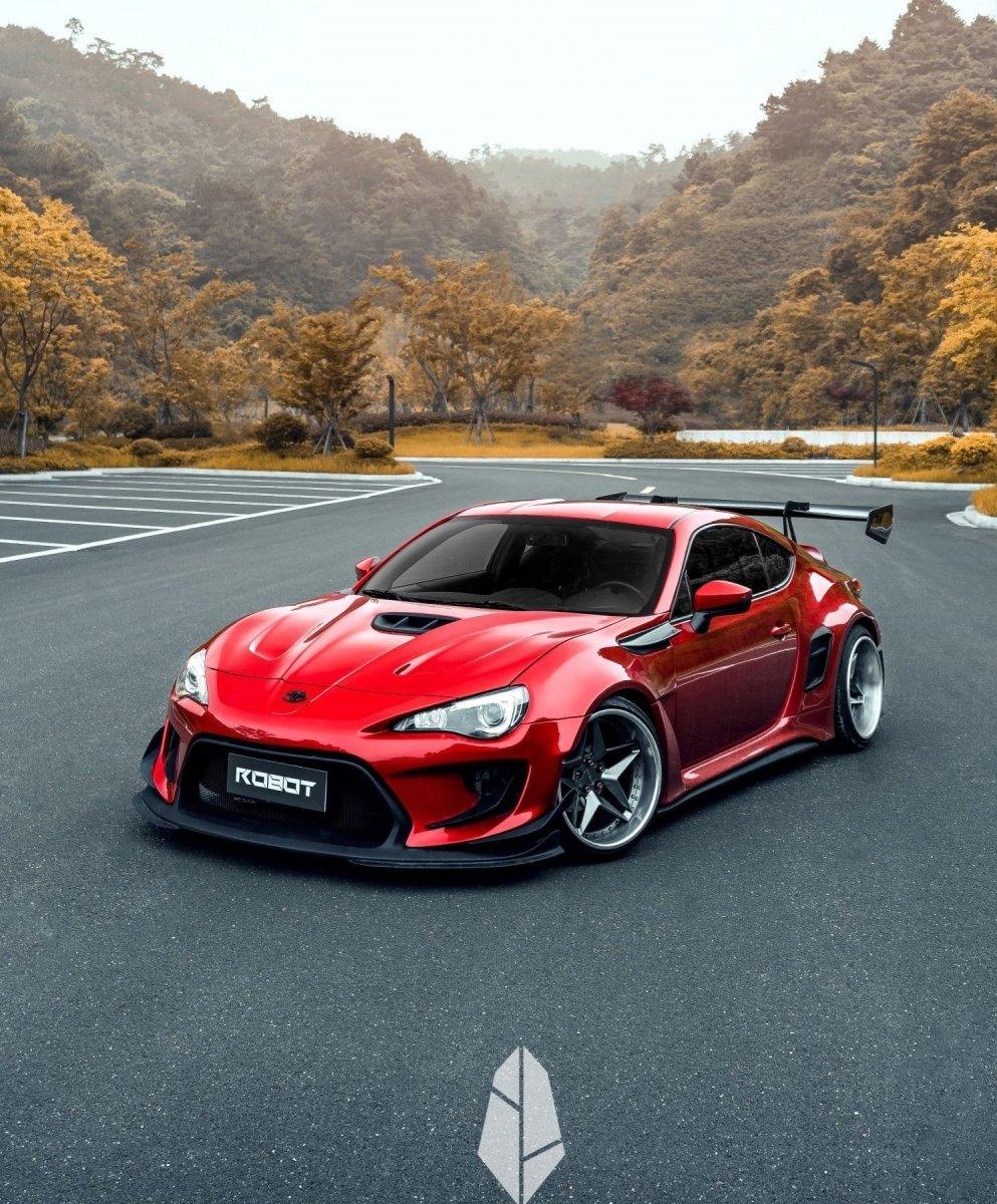 Robot Craftsman Replacement Hood Scoop Only for Toyota GT86 Scion FR-S BRZ Carbon Fiber or FRP