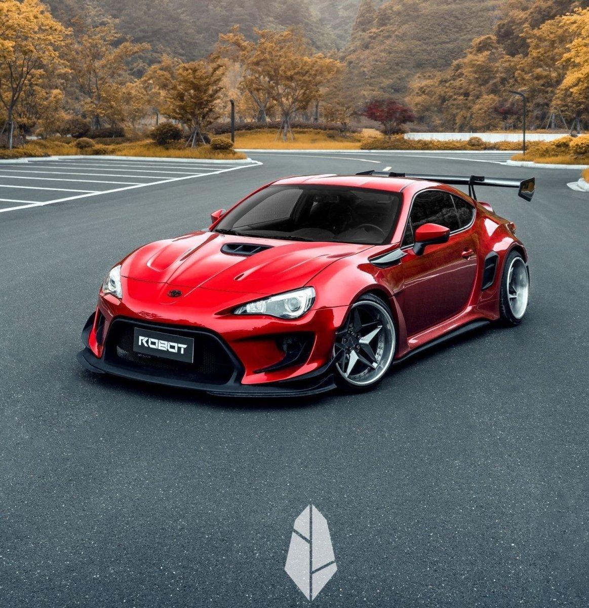 Robot Craftsman Replacement Hood Scoop Only for Toyota GT86 Scion FR-S BRZ Carbon Fiber or FRP