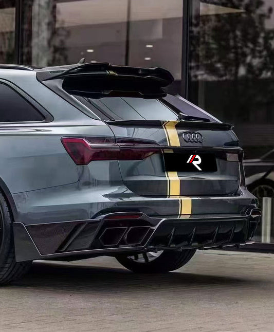 Aero Republic M Style Rear Diffuser & Canards for Audi RS6 & RS7 C8 2020-ON Dry Pre-preg Carbon Fiber/FRP