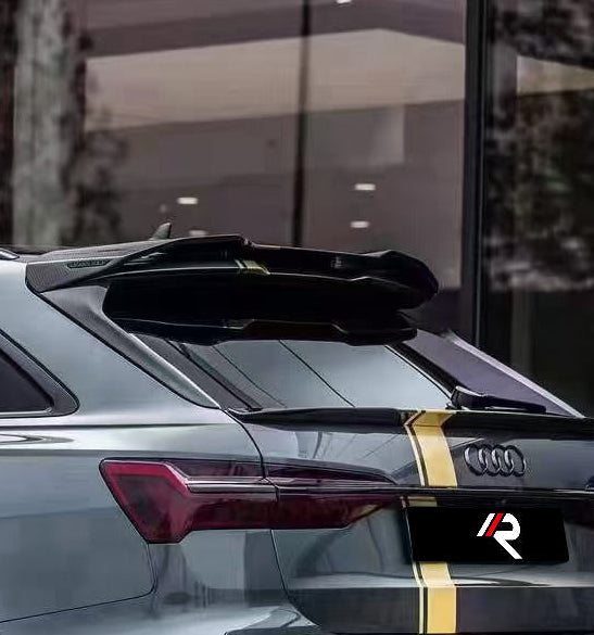 Aero Republic M Style Rear Roof Spoiler for Audi RS6 C8 2020-ON Dry Pre-preg Carbon Fiber/FRP
