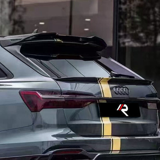 Aero Republic M Style Rear Side Spoiler for Audi RS6 C8 2020-ON Dry Pre-preg Carbon Fiber/FRP