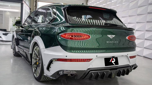 Aero Republic M Style Rear Roof Spoiler for Bentley Bentayga V8 W12 2021-ON Dry Pre-preg Carbon Fiber/FRP