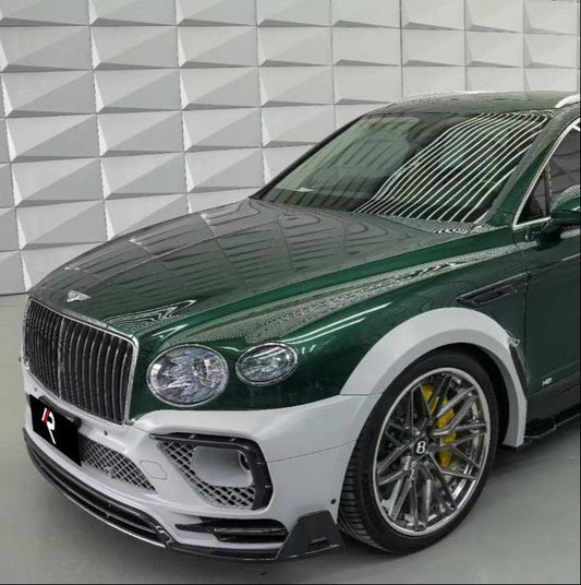 Aero Republic M Style Hood for Bentley Bentayga V8 W12 2021-ON Dry Pre-preg Carbon Fiber / FRP