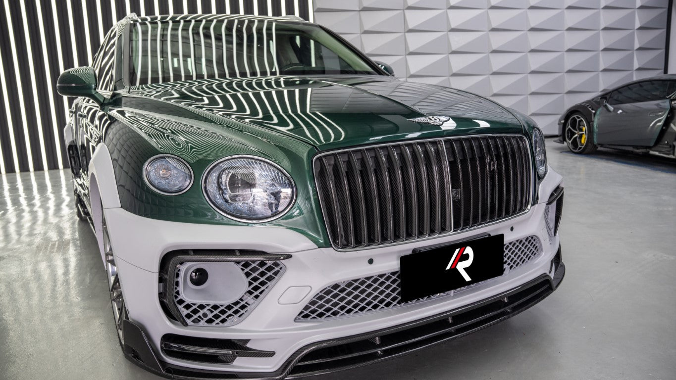 Aero Republic M Style Mirror Cap for Bentley Bentayga V8 W12 2021-ON Dry Pre-preg Carbon Fiber