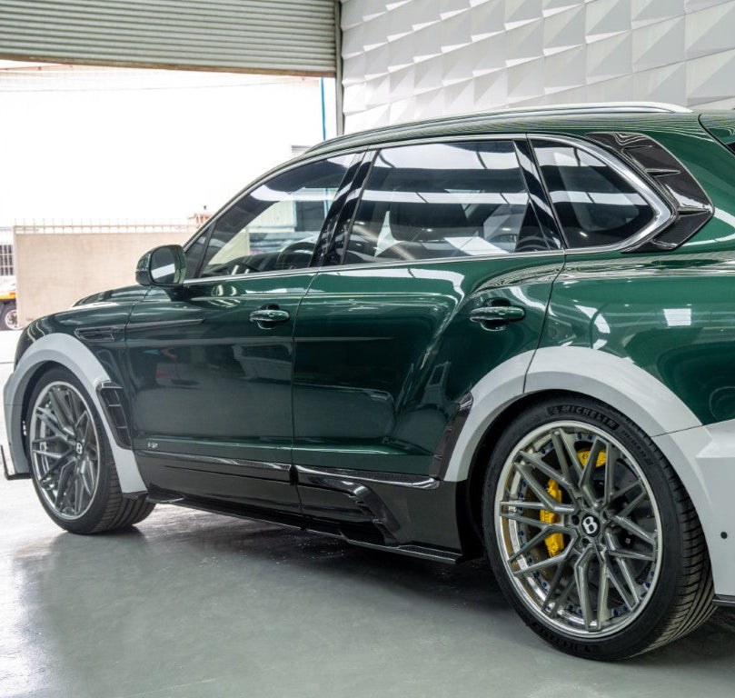Aero Republic M Style Wheel Arches for Bentley Bentayga V8 W12 2021-ON Dry Pre-preg Carbon Fiber/FRP