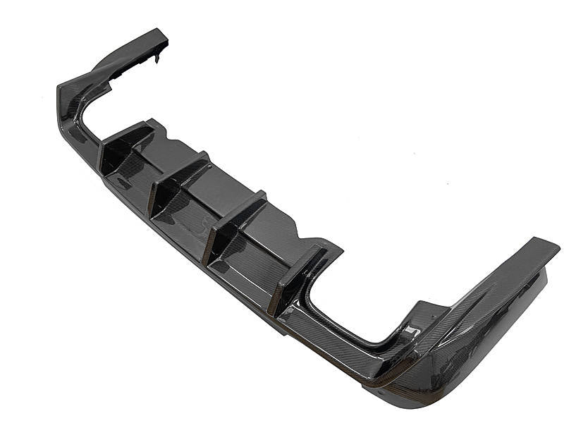 Aero Republic Big Fin Rear Diffuser for Dodge Challenger Hellcat Redeye T/A Scat Pack 392 SRT R/T 2008-2023 Carbon Fiber