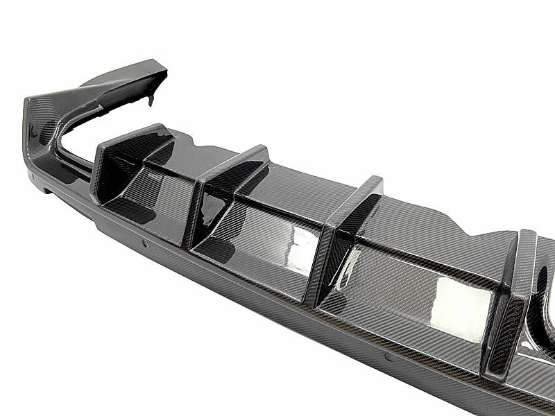 Aero Republic Big Fin Rear Diffuser for Dodge Challenger Hellcat Redeye T/A Scat Pack 392 SRT R/T 2008-2023 Carbon Fiber