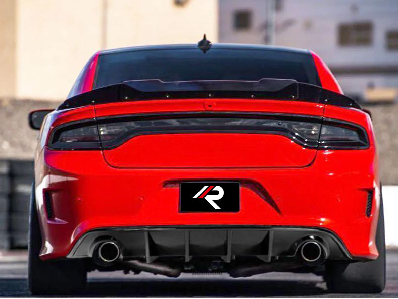 Aero Republic Rear Diffuser for Dodge Charger GT R/T Daytona Scat Pack Hellcat Non-widebody 2015-2023 Carbon Fiber