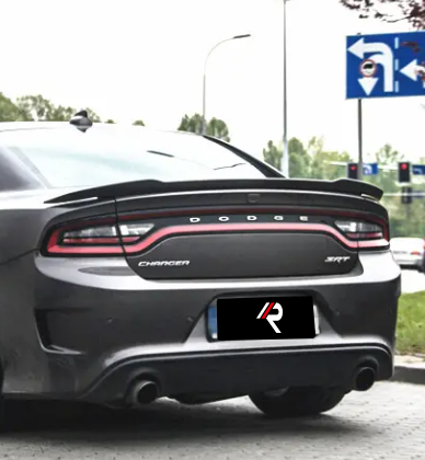 Aero Republic Rear Spoiler for Dodge Charger GT R/T Daytona Scat Pack Hellcat 2015-2023 Sedan Carbon Fiber