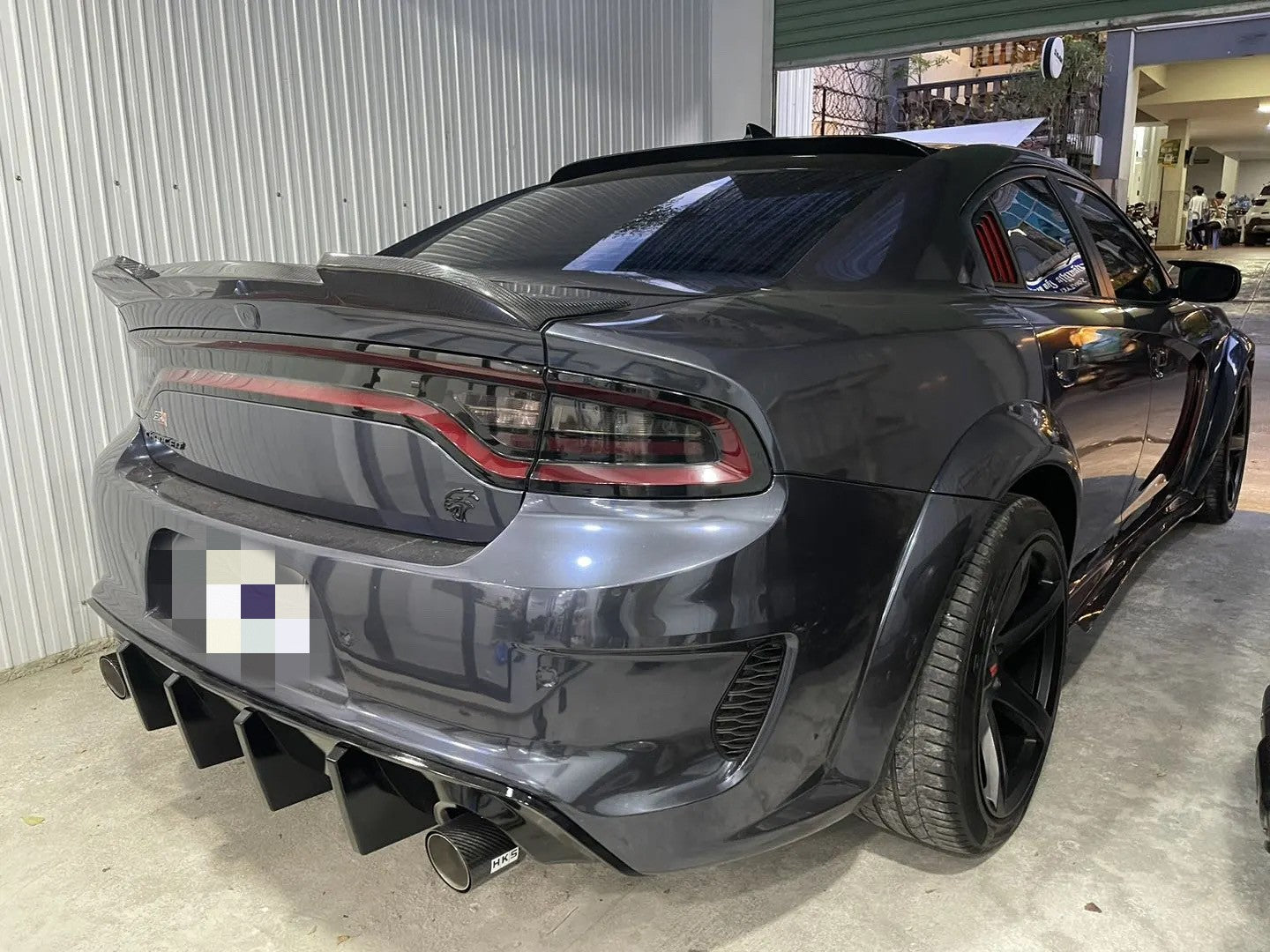 Aero Republic Rear Spoiler for Dodge Charger GT R/T Daytona Scat Pack Hellcat 2015-2023 Sedan Carbon Fiber