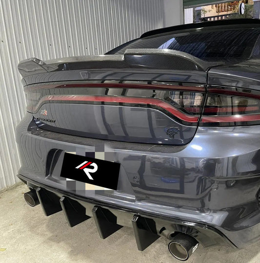Aero Republic Rear Spoiler for Dodge Charger GT R/T Daytona Scat Pack Hellcat 2015-2023 Sedan Carbon Fiber