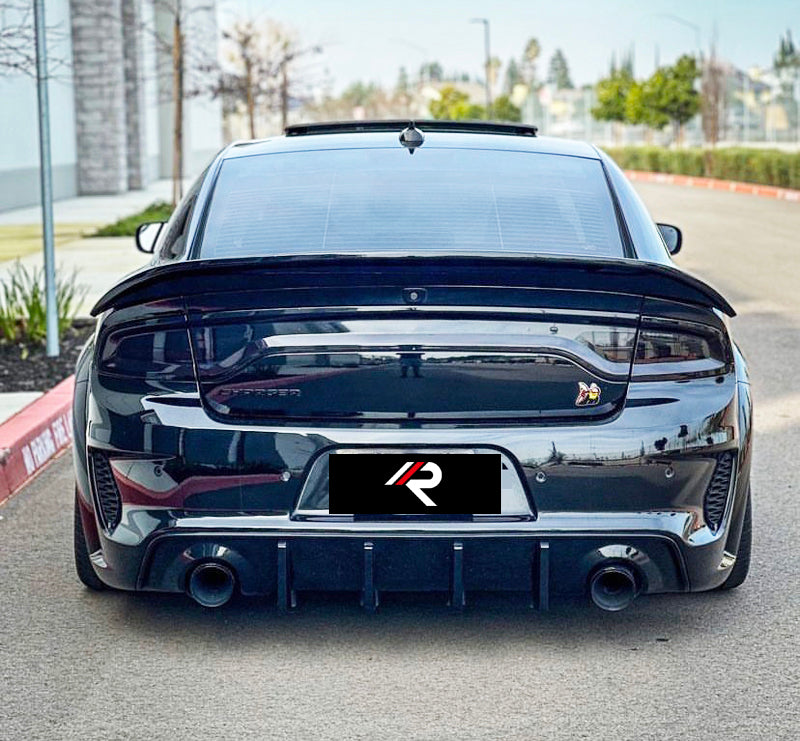 Aero Republic Red Eye Style Rear Spoiler for Dodge Charger GT R/T Daytona Scat Pack Hellcat 2015-2023 Sedan Carbon Fiber