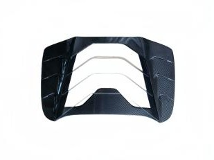 Aero Republic Trunk Engine Cover Hatch Replacement for Ferrari 488 GTB & Spider 2016-2020 Dry Pre-preg Carbon Fiber