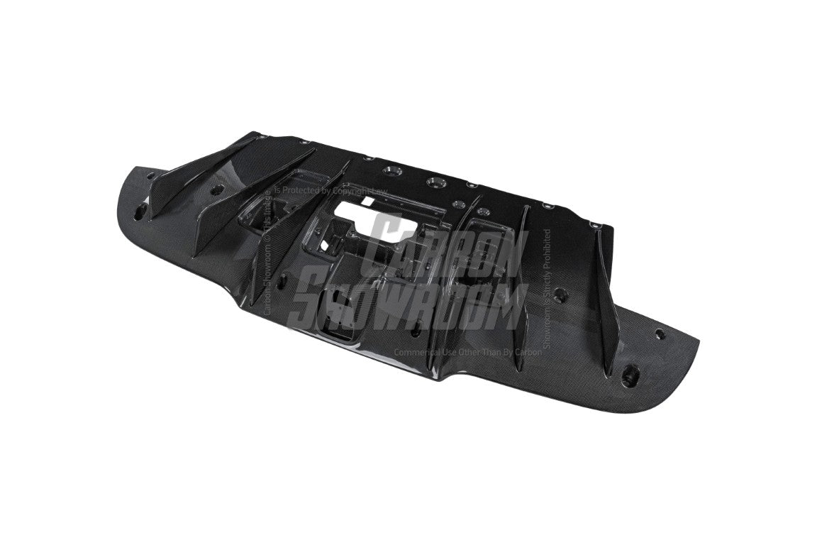Aero Republic OEM 1:1 Style Replacement Rear Diffuser for Ferrari 488 GTB & Spider Dry Pre-preg Carbon Fiber