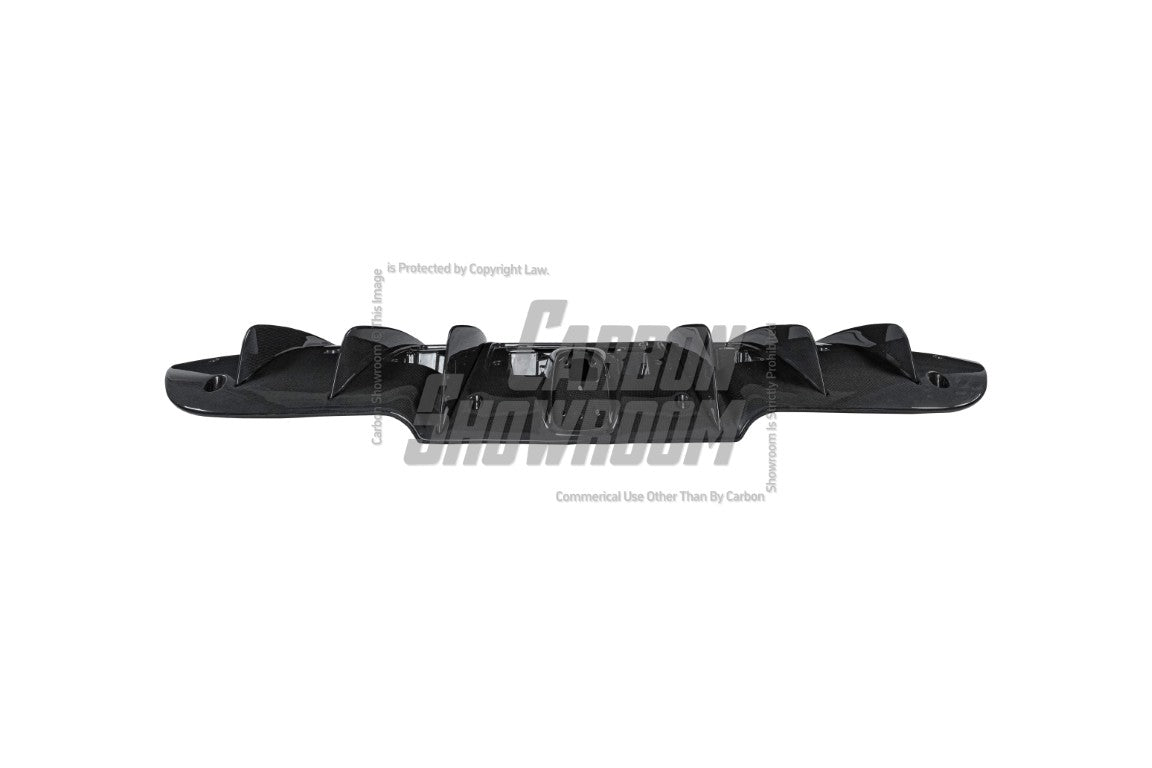 Aero Republic OEM 1:1 Style Replacement Rear Diffuser for Ferrari 488 GTB & Spider Dry Pre-preg Carbon Fiber