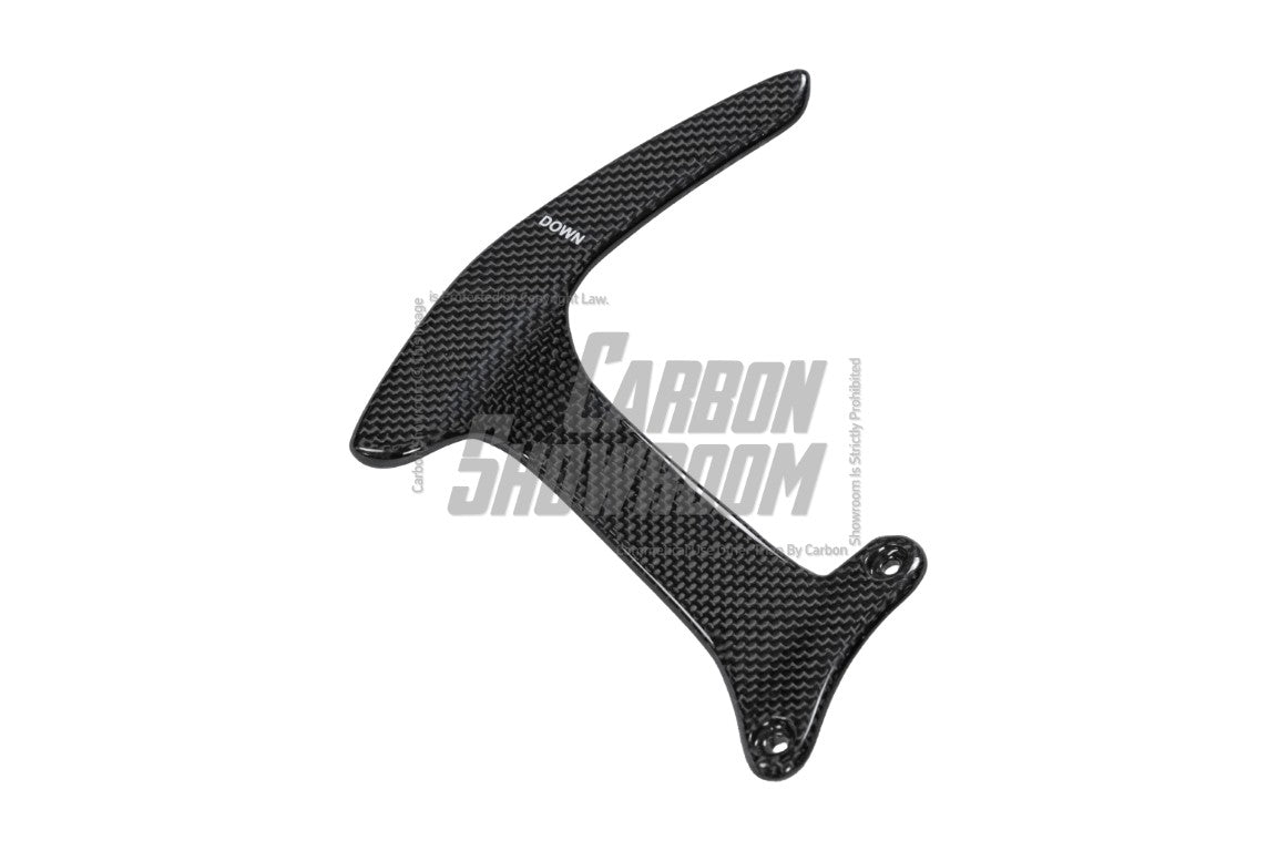 Aero Republic OEM 1:1 Style Shift Paddles for Ferrari 488 GTB & Spider Dry Pre-preg Carbon Fiber