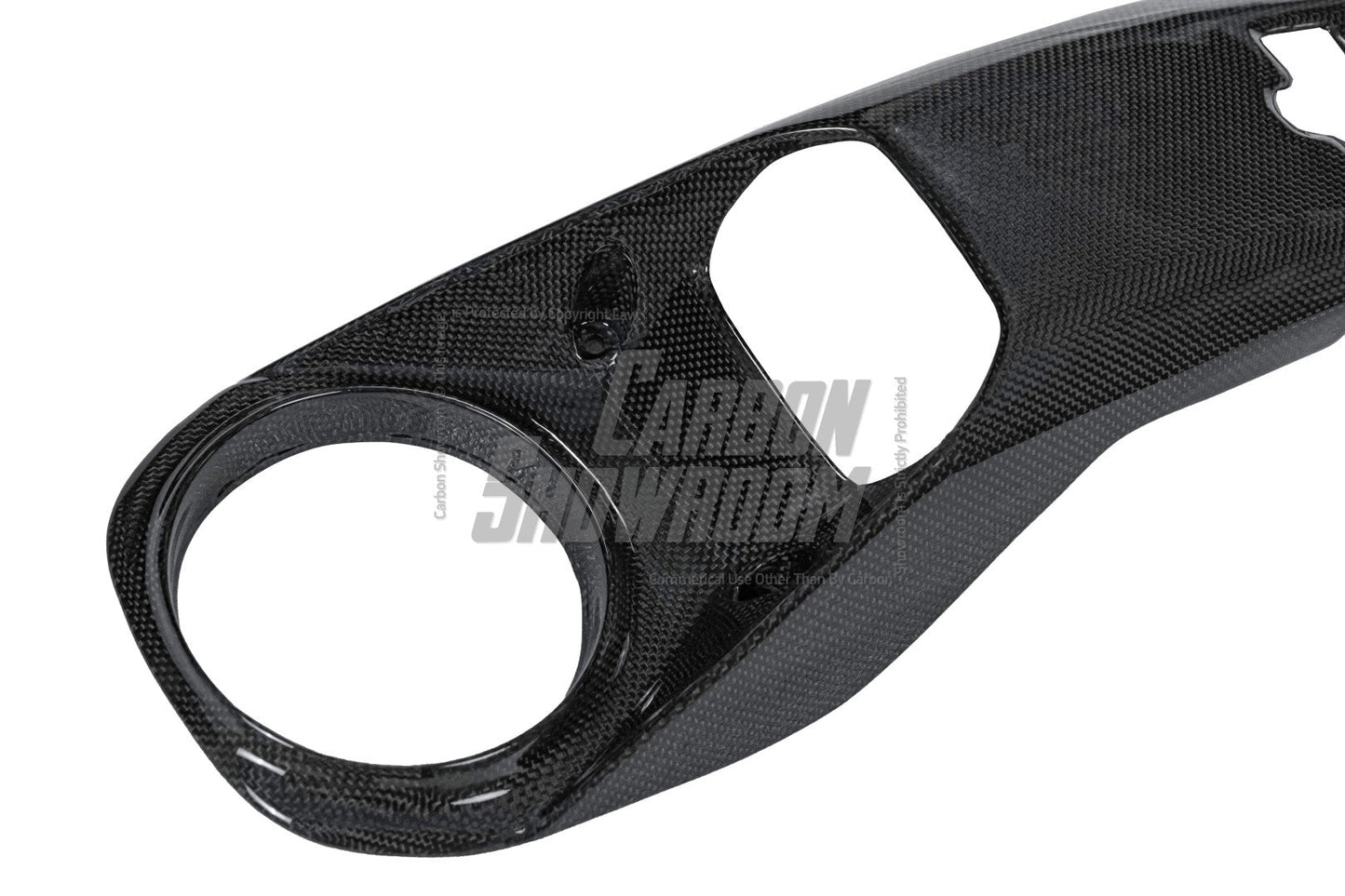 Aero Republic OEM 1:1 Style Replacement Engine Bay Center Panel for Ferrari 488 GTB & Spider Dry Pre-preg Carbon Fiber