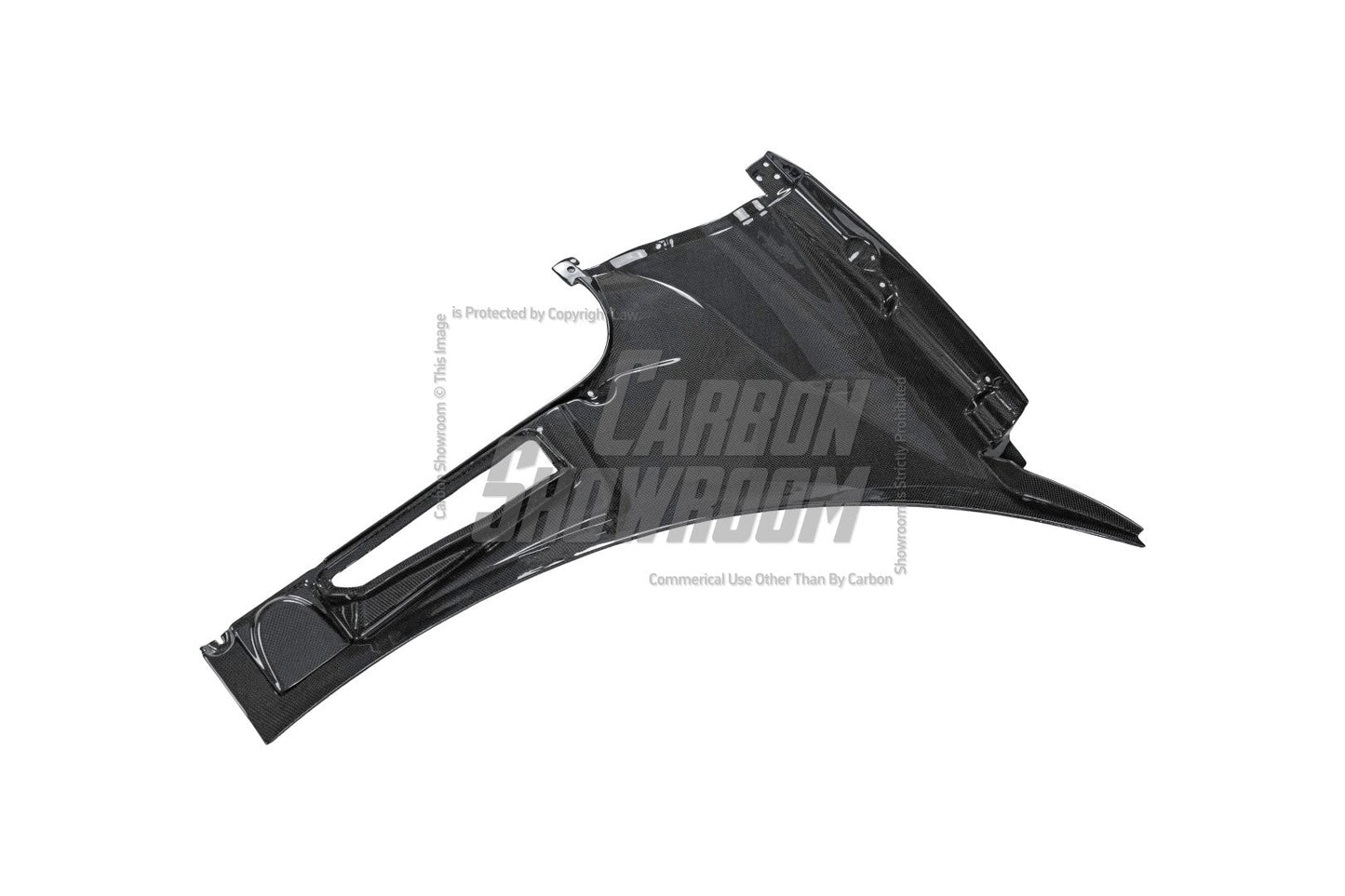 Aero Republic OEM 1:1 Style Replacement Front Trunk Rear Panels for Ferrari 488 GTB & Spider Dry Pre-preg Carbon Fiber