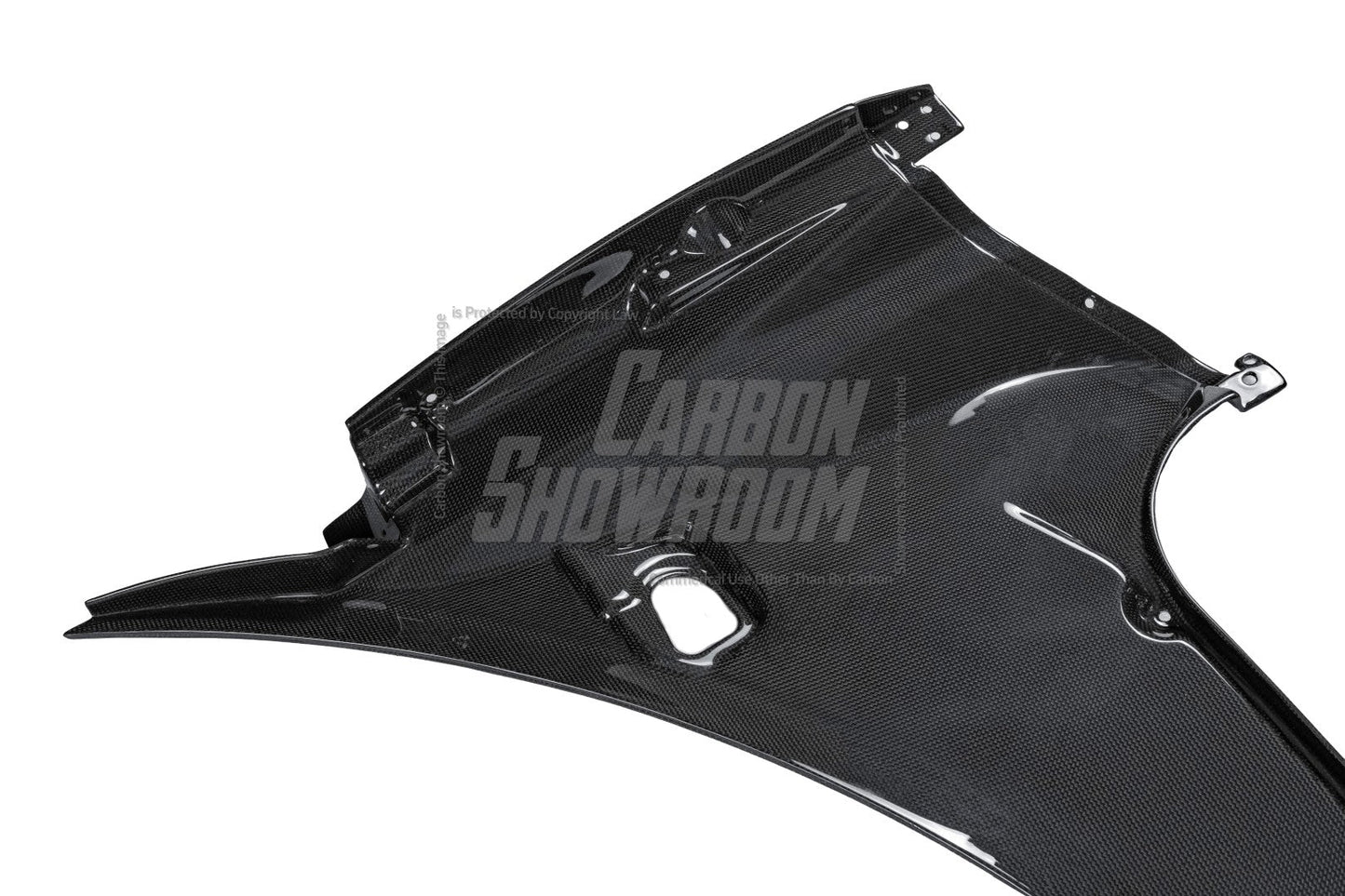 Aero Republic OEM 1:1 Style Replacement Front Trunk Rear Panels for Ferrari 488 GTB & Spider Dry Pre-preg Carbon Fiber