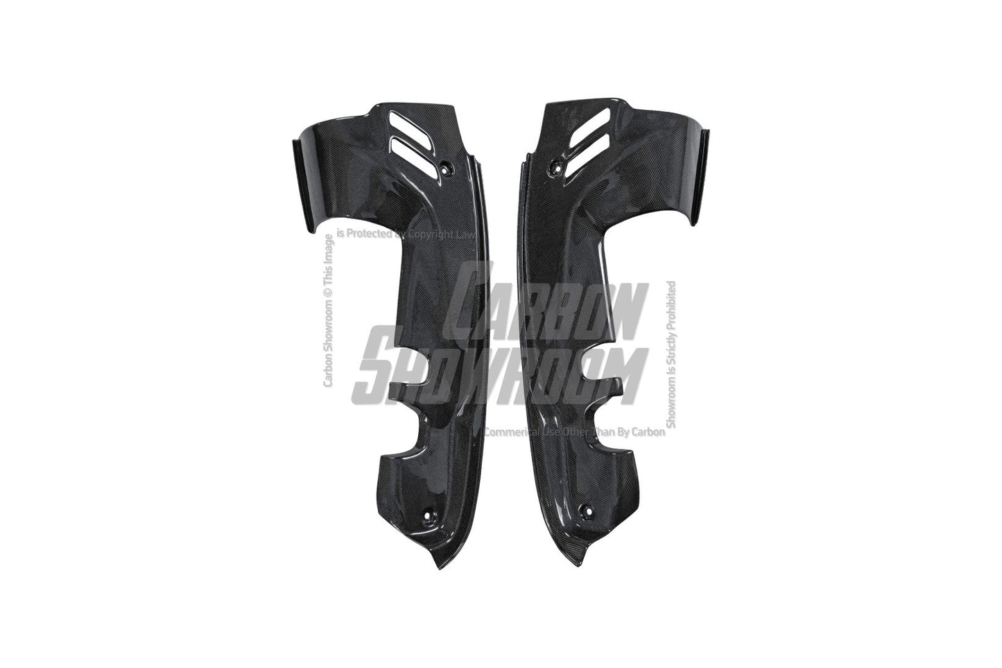 Aero Republic OEM 1:1 Style Replacement Engine Bay Side Panels for Ferrari 488 Spider Dry Pre-preg Carbon Fiber