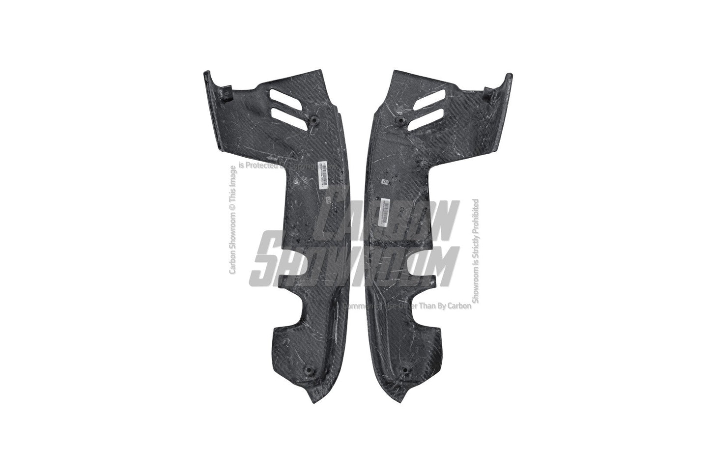 Aero Republic OEM 1:1 Style Replacement Engine Bay Side Panels for Ferrari 488 Spider Dry Pre-preg Carbon Fiber